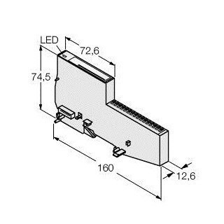 Turck BL20 Economy-module 16 digitale uitgangen, PNP, 0,5 A