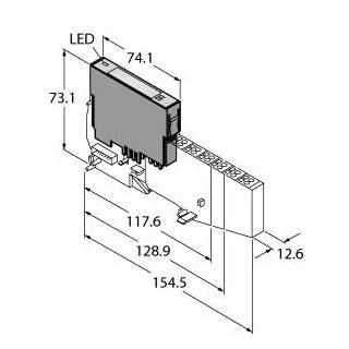 Turck BL20 Elektronische module RS485/422-interface
