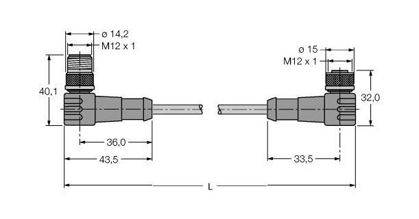 Turck Bus cable for can (devicenet canopen) PVC cable jacket thin