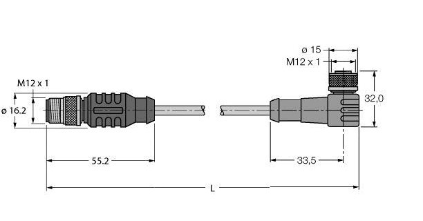 Turck Bus cable for can (devicenet canopen) PVC cable jacket