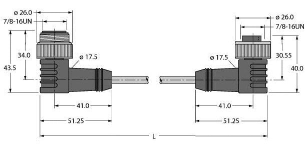 Turck Bus cable for can (devicenet canopen) PVC cable jacket