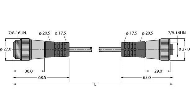 Turck Bus cable for can (devicenet canopen) tpu cable jacket
