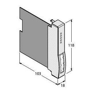 Turck Excom I/O system input module digital 4-channel PTB 14 atex 2003