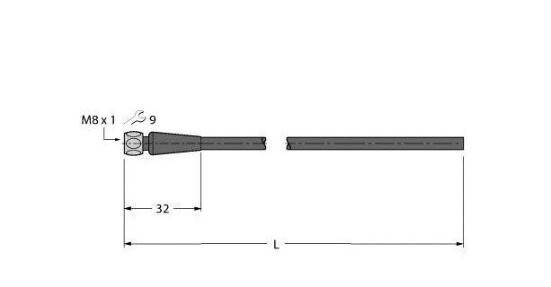 Turck Food & beverage hygienic, PVC connection cable