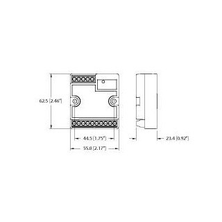 Turck I/O-hub voor aansluiting van digitale signalen op I/O-link-master, 8 U