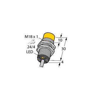 Turck Inductieve sensor inductieve naderingsschakelaar schakelafstand 14MM 500HZ metaal kabel