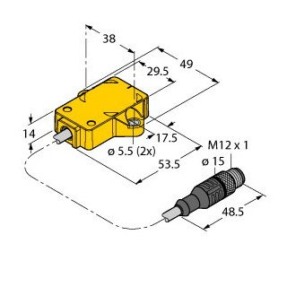 Turck Inductive angle sensor with analog output