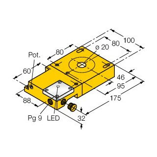 Turck Inductieve sensor inductieve naderingsschakelaar 8HZ kunststof klem
