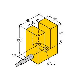 Turck Inductieve sensor inductieve naderingsschakelaar 20HZ kunststof kabel