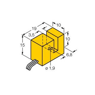 Turck Inductieve sensor inductieve naderingsschakelaar 2000HZ kunststof kabel