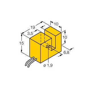Turck Inductieve sensor inductieve naderingsschakelaar 3000HZ kunststof kabel