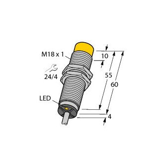 Turck Inductieve sensor inductieve naderingsschakelaar schakelafstand 12MM 1500HZ metaal kabel Turck Inductieve sensor inductieve naderingsschakelaar schakelafstand 12MM 1500HZ metaal kabel