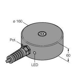 Turck Inductieve sensor inductieve naderingsschakelaar schakelafstand 100MM 50HZ kunststof kabel
