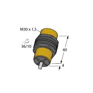 Turck Inductieve sensor inductieve naderingsschakelaar schakelafstand 15MM 200HZ kunststof kabel