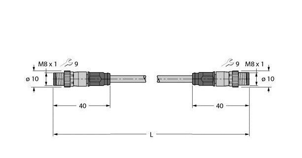 Turck Industrial ethernet cable pur cable jacket