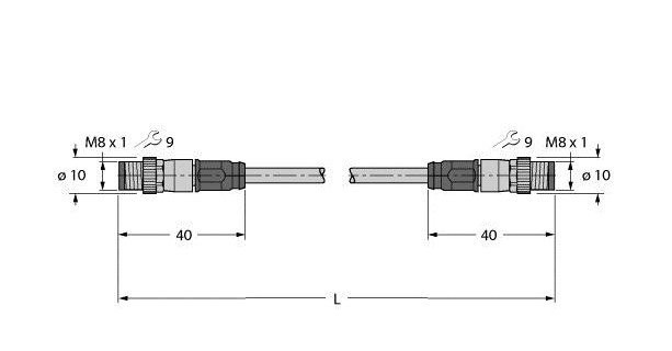 Turck Industrial ethernet cable pur cable jacket