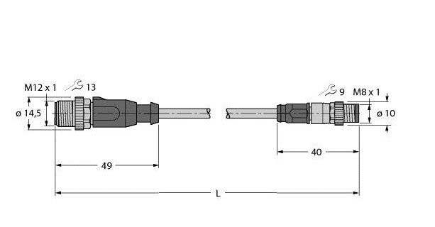 Turck Industrial ethernet cable pur cable jacket