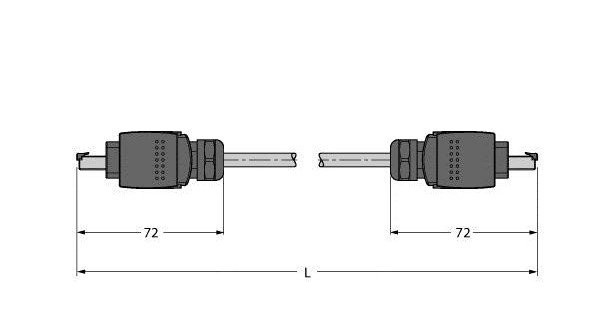Turck Industrial ethernet cable pur power cable according to aida