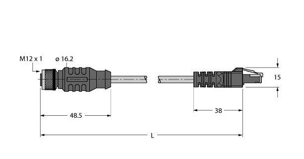 Turck Industrial ethernet cable tpe cable jacket