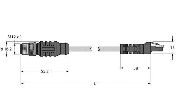 Turck Industrial ethernet cable tpe cable jacket