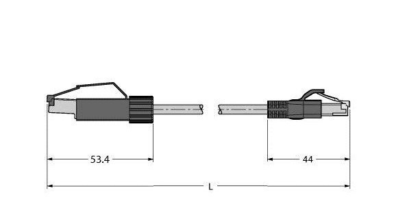 Turck Industrial ethernet/profinet cable pur cable jacket