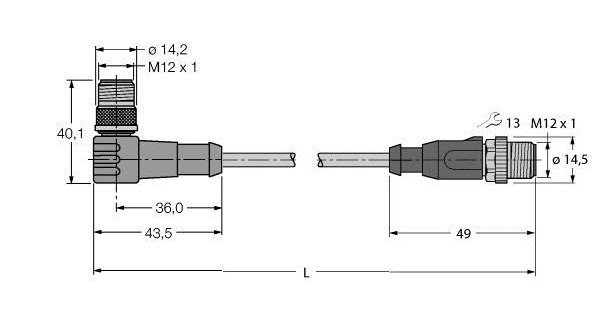 Turck Industrial ethernet/profinet cable pur cable jacket