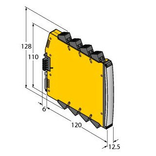 Turck Isolating switching amplifier 1-channel TÜV 14 atex 147004 X