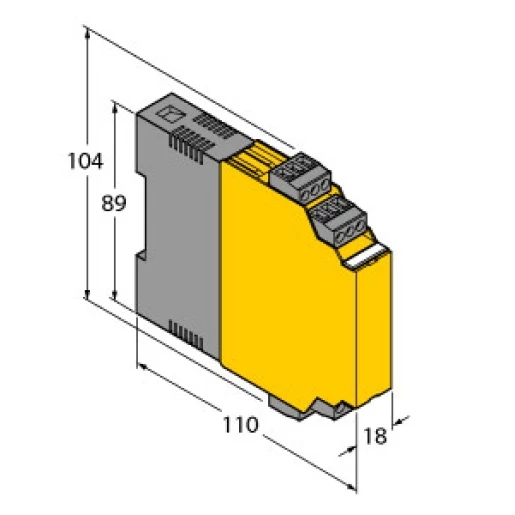 Turck Scheidingsschakelversterker 2-kanalig PTB 00 atex 2033
