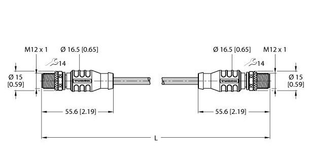 Turck Industrial Ethernet cable extension cable