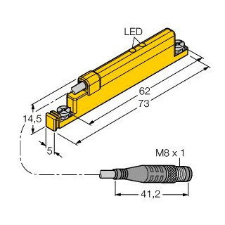Turck Linear position sensor for analog monitoring of pneumatic cylinders,