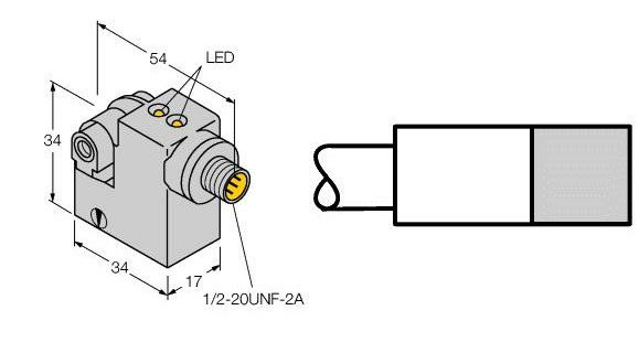 Turck Magnetic field sensor for pneumatic cylinders