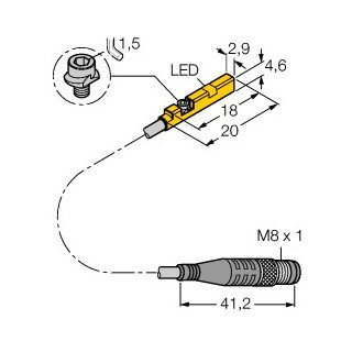Turck Magnetic field sensor for pneumatic cylinders