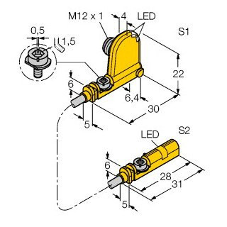 Turck Magnetic field sensor for pneumatic cylinders