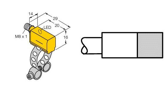 Turck Magnetic field sensor magnetic-inductive proximity sensor
