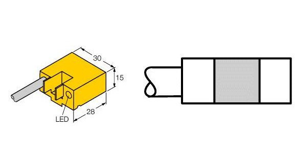 Turck Magnetic field sensor magnetic-inductive proximity sensor