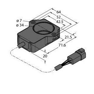 Turck Miniature encoder with analog output