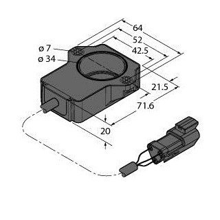 Turck Miniature encoder with analog output