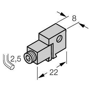 Turck Montageaccessoires Voor magneetveldsensoren <BR/>aluminium
