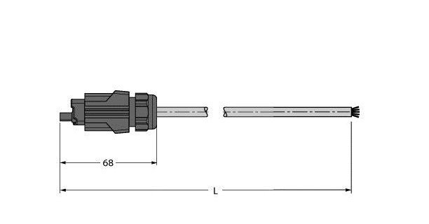 Turck Power cable pur connection cable
