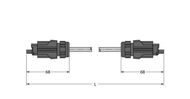 Turck Power cable pur power cable according to aida