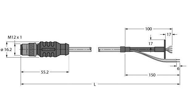 Turck Power with ethernet tpu cable