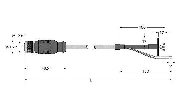Turck Power with ethernet tpu cable