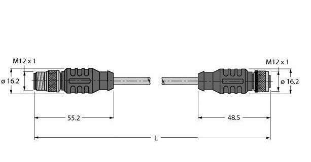 Turck Power with ethernet tpu cable