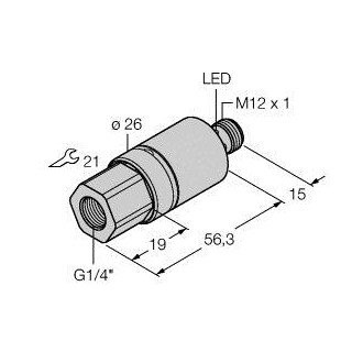 Turck Pressure sensor 2 PNP/NPN transistor switching outputs