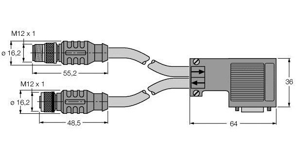 Turck Profibus cable PVC cable jacket