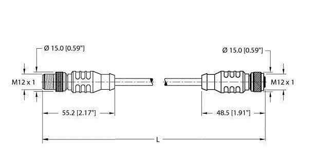 Turck Profibus-Kabel, PVC-kabelmantel
