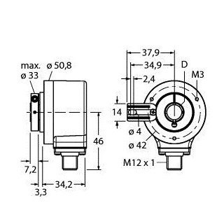 Turck Rotative measurement incremental rotary encoder