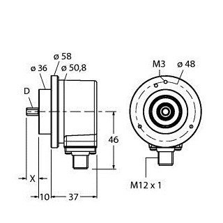 Turck Rotative measurement incremental rotary encoder