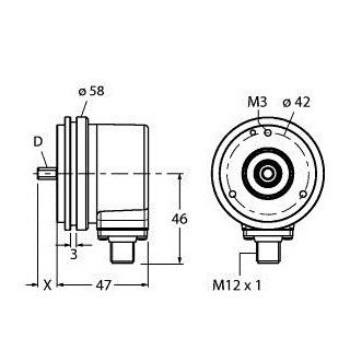 Turck Rotative measurement incremental rotary encoder