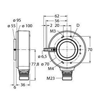 Turck Rotative measurement incremental rotary encoder